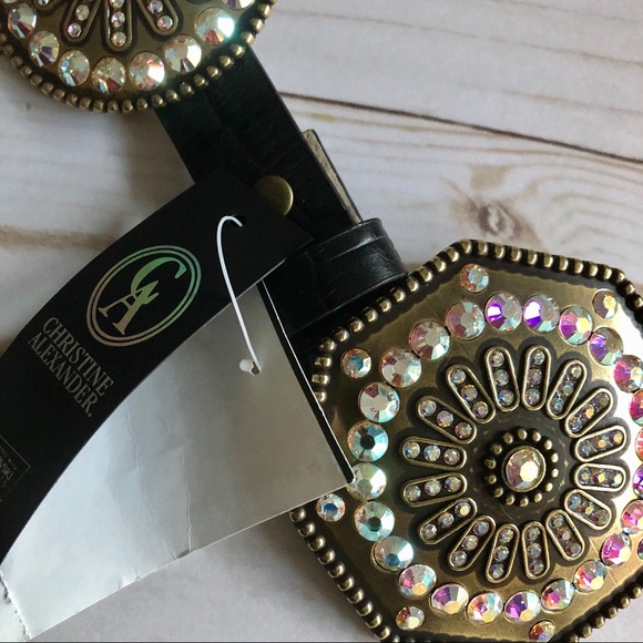 Christine Alexander Medallion w/Swarovski Crystals - Picture 11 of 13